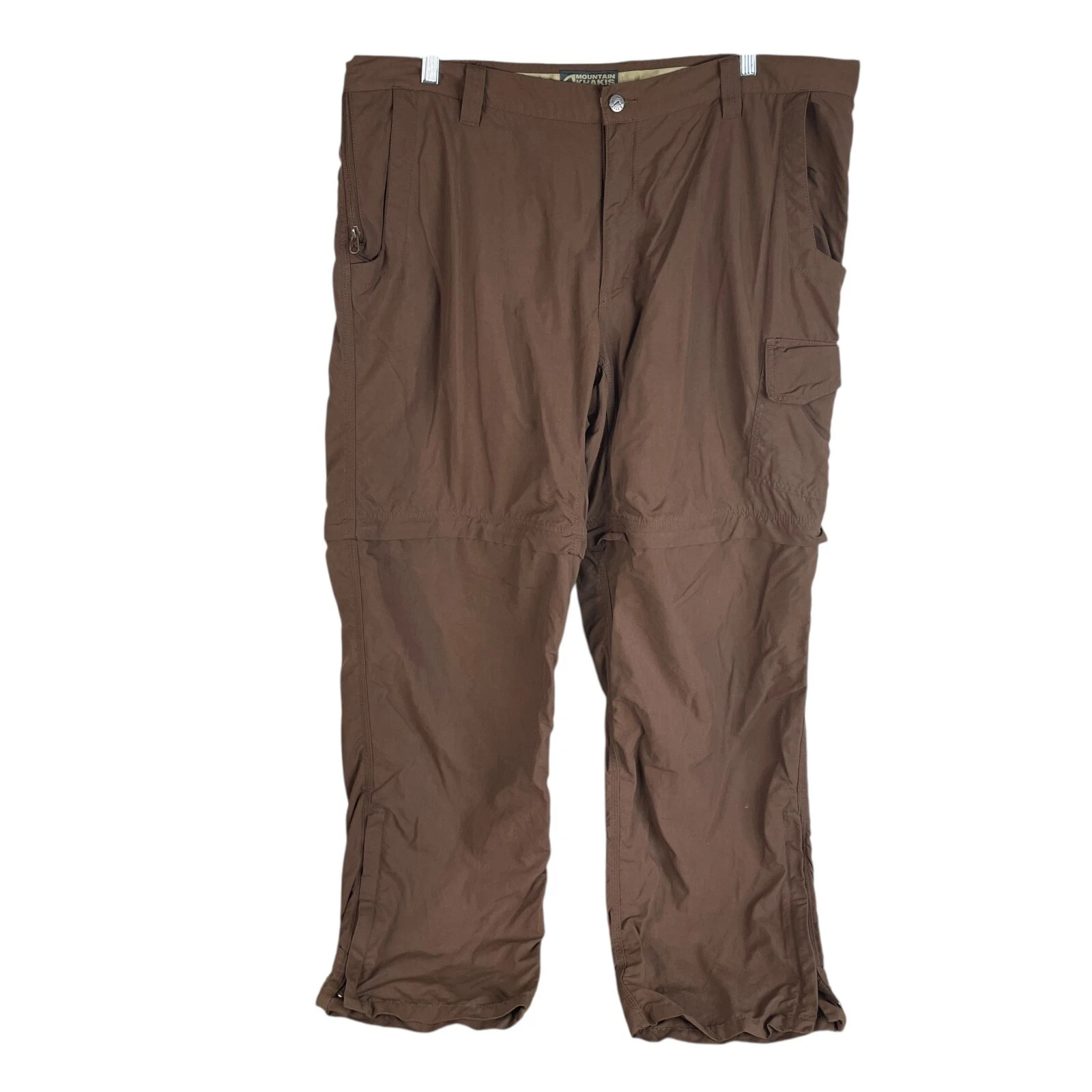 Mountain Khakis Mens Convertible Cargo Hiking Pants 42x34 Brown Nylon Outdoor
Opens in a new window