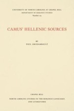 Camus' Hellenic Sources