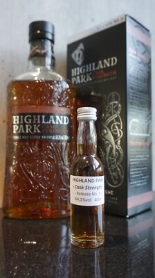 HIGHLAND PARK Cask Strength Batch 3 Whisky Sample 40 ml Single Malt 4 cl Oarkney