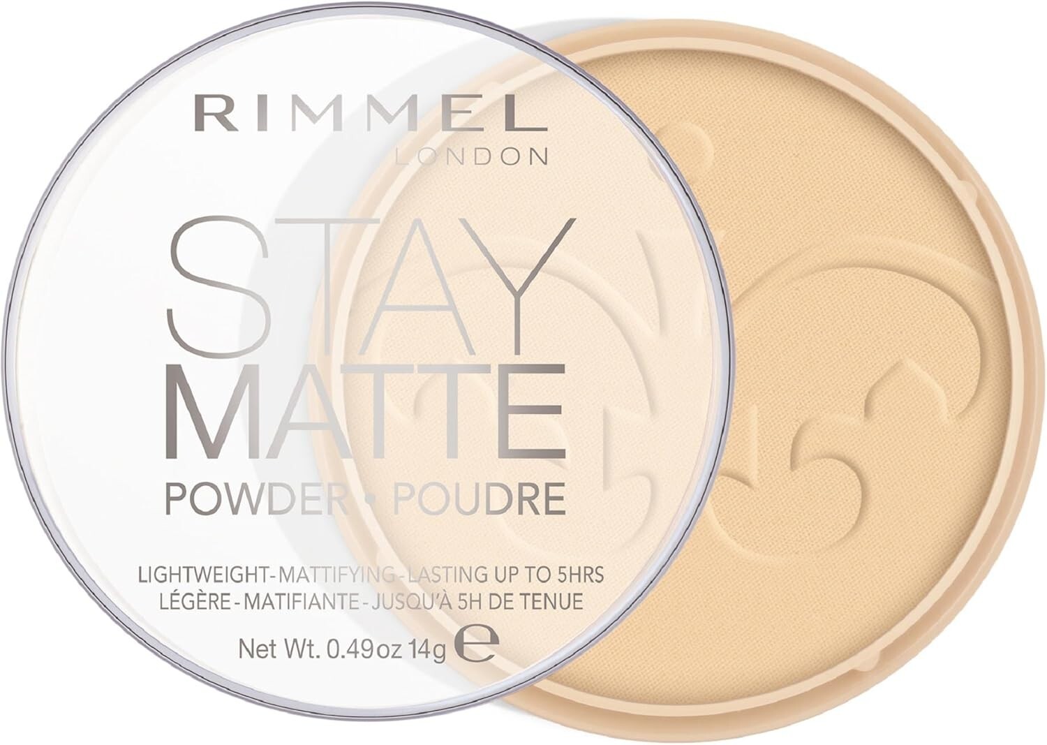 Rimmel Stay Matte Powder Transparent 14g Shine Control Oil-Free Makeup