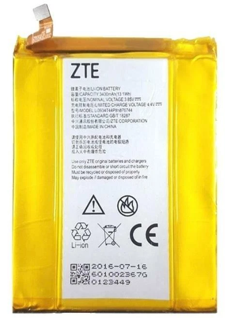 NUEVO OEM ZTE Li3934T44P8H876744 Grand X MAX 2 Z988 ZMAX PRO Z981 Imperial Z963U Foto 2 de 4