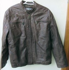 Marc New York Leather Large Brown Jacket L