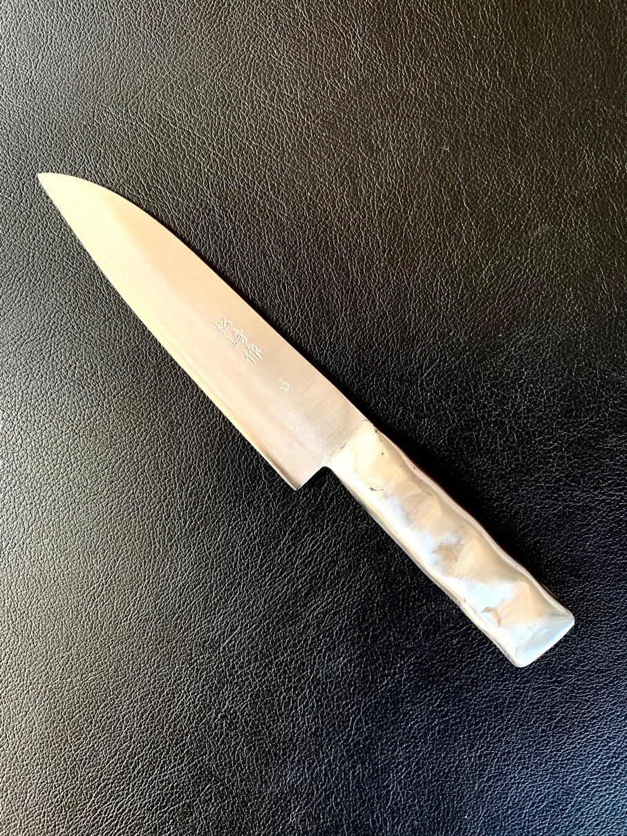 All purpose knife made of stainless steel by hand