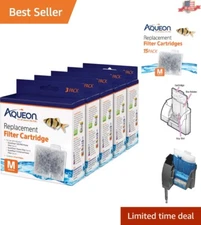 Versatile Aqueon Medium Replacement Filter Cartridges 15 Pack for All Fish Tanks