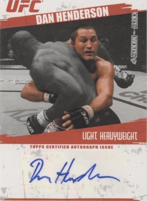 2009 Topps UFC - Dan Henderson #FA-DH - 1 of 1