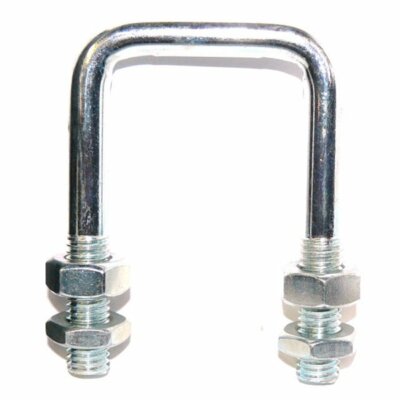 Vierkantschraube (C-Bolzen) M12 x 50 mm Gewinde, 122 x 175 mm Innenmaß - galv