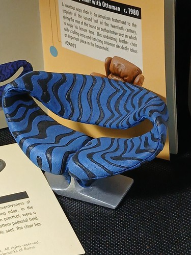 Ribbon Chair Raine Take A Seat 1999 no Original Box COA Vintage MCM Space Age - Picture 5 of 11
