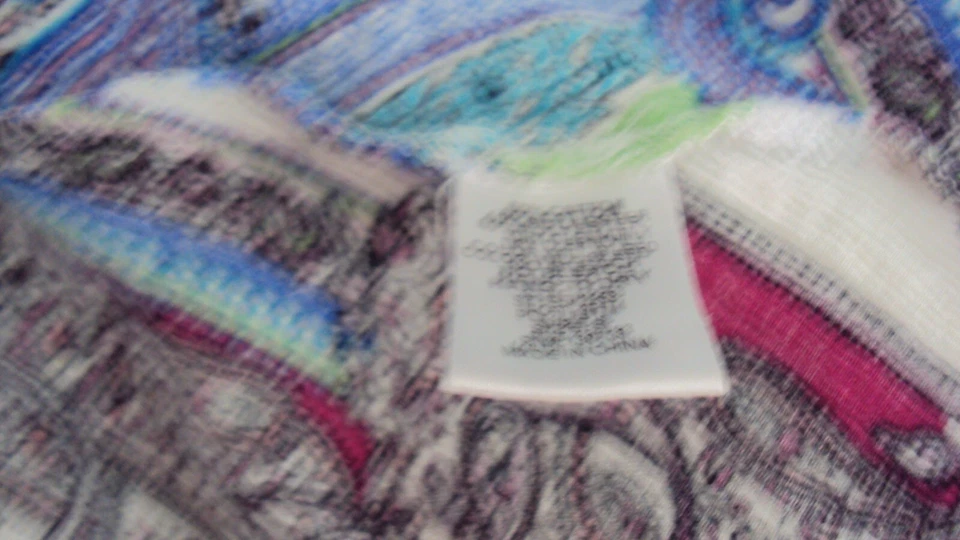 Top túnica mujer UMGEE talla S manga larga multicolor cuello redondo Foto 4 de 4