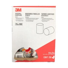 3M 29 dB Foam Classic Disposable Ear Plugs Orange