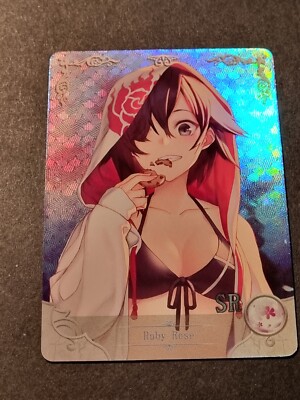 RUBY ROSE - RWBY - GODDESS STORY - HOLO CARD - SEXY WAIFU -NS-2M02-052 -FULL ART