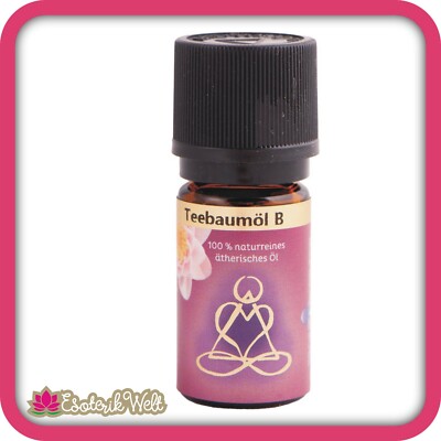Teebaumöl Bio 100% naturreines ätherisches Öl Duftöl Hausmittel Teebaum Esoterik