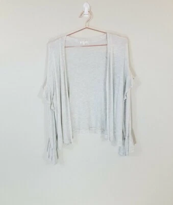 NWOT WILLOW & CLAY S Ruffle Sleeve Cardigan Women - Image 1 of 4