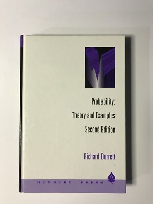 Probability : Theory and Examples by Richard A. Durrett (1996, Hardcover)