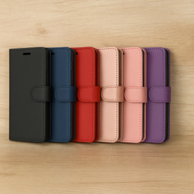 Hülle für iPhone Leder Wallet Flip 16 15 14 12 13 PRO MAX MINI 11 XR XS 8 7 6 5