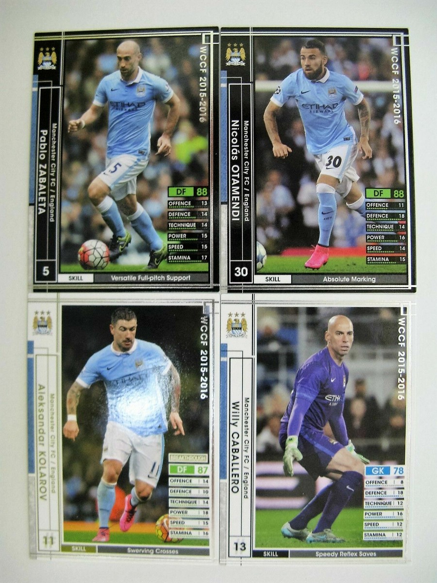 Panini WCCF Base Team Set Manchester City | eBay