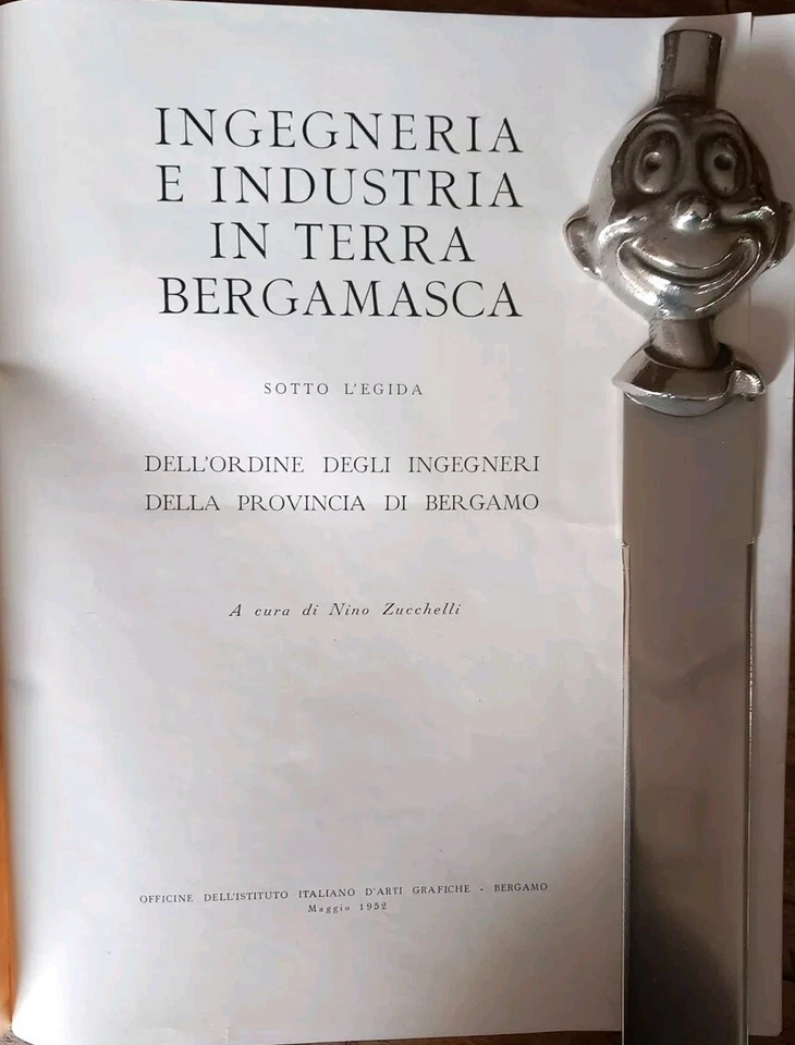 Libro. INGEGNERIA E INDUSTRIA In Terra Bergamasca 1952 - Immagine 2 di 4