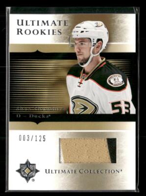 2015-16 Ultimate Collection #05-ST Shea Theodore 2005-06 Silver Jersey #/125 RC