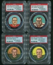 1963 Nalleys CFL Football Coin 105 Tommy Joe Coffey MINT