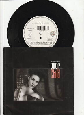 Jane Child - Don`t Wanna Fall In Love / World Lullabye - Vinyl Single -