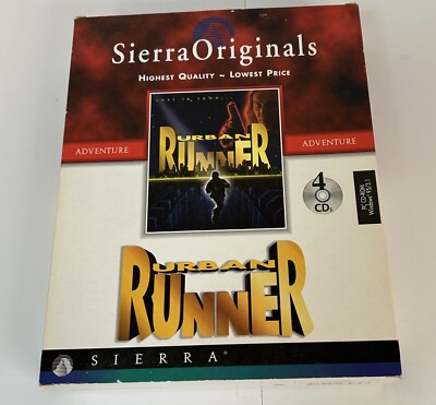 Urban Runner Sierra Originals PC CDROM Windows 95/3.1 sehr guter Zustand