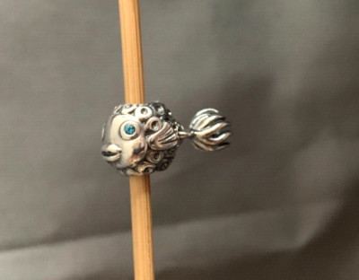 Authentic Pandora Splish Splash Fish Charm 791108TPP NEW