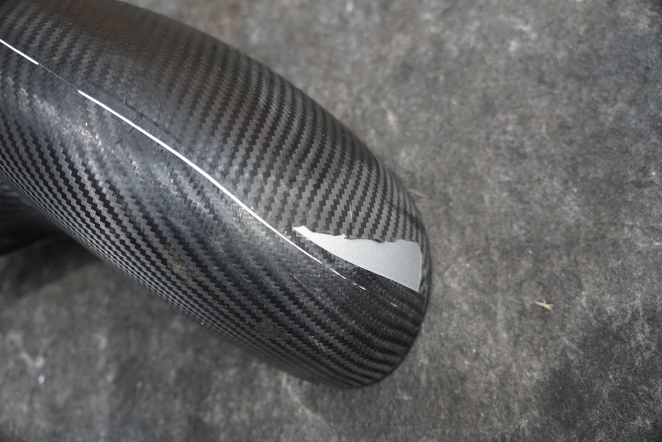 Conjunto de espejo retrovisor puerta conductor izquierdo envoltura fibra de carbono Dodge Viper 2003-10 Foto 4 de 4