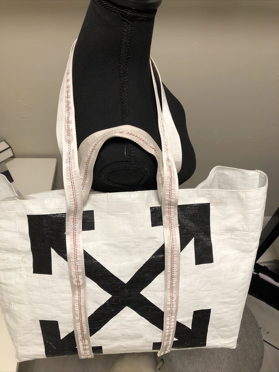 Off-White c/o Virgil Abloh Small Commercial Tote Bag in Black