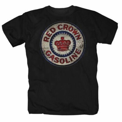 Red Crown Gasoline Tankstelle Oil Öl Service Station T-Shirt S-5XL