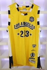 Vtg Los Angeles Basketball Jersey 1967 Throwbacks 213 Blacktop Edition 2XL Rare 