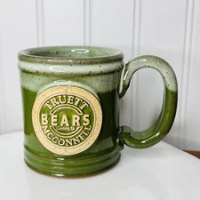 Truett Bears McConnell Cleveland GA Green Mug Sunset Hill Handcrafted in USA