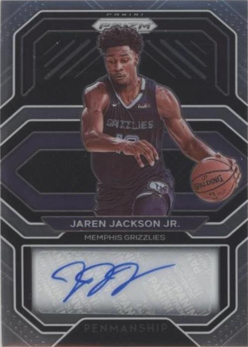 2020-21 Panini Prizm - Penmanship Jaren Jackson Jr. #PE-JJJ (AU