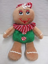 Dan Dee Gingerbread Girl Christmas Holidays Plush Stuffed Toy 18"