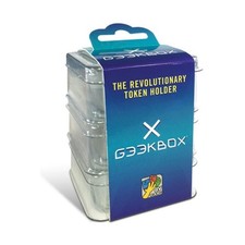 DV Giochi Boardgame Accessory Geekbox Clear Plastic Token Storage New
