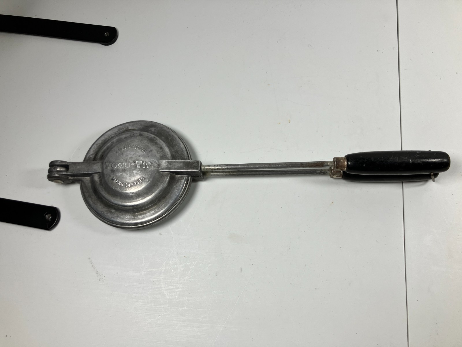 Vtg Toas-Tite Campfire Sandwich, Pie Maker, Grilled Cheese Maker Pat No. 2463439