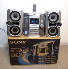 Sony MHC-RG33 Mini Hi-Fi – 150W + 150W – Completo, Testato, con Scatola