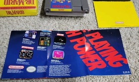 Dr. Mario (Nintendo NES, 1990) COMPLETE CIB Authentic Tested & Cleaned! Nice