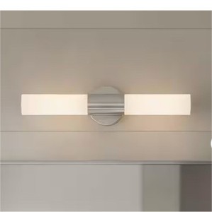 DSI Lighting Astra 22” Chrome LED Vanity Light Bar Ribbed Glass Selectable CCT