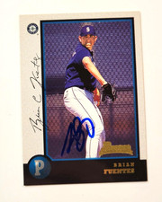 BRIAN FUENTES Signed 1998 Bowman Rookie Card #368 Seattle Mariners Card Auto. rookie card picture