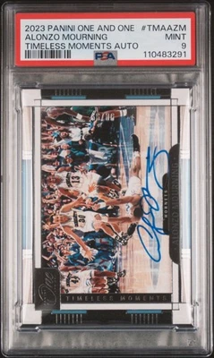 Alonzo Mourning Basketball Autographed Sports Trading Cards