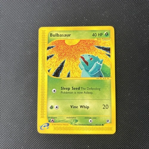 Pokemon Card Expedition Base Set Bulbasaur 95/165 E Series Pokemon TCG LP/NM!