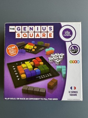 The Genius Square 100% COMPLETE The Happy Puzzle Company STEM Brain Teaser