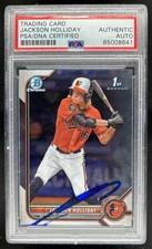 Jackson Holliday Trading Card In Person IP Auto Autograph PSA DNA Authentic Auto