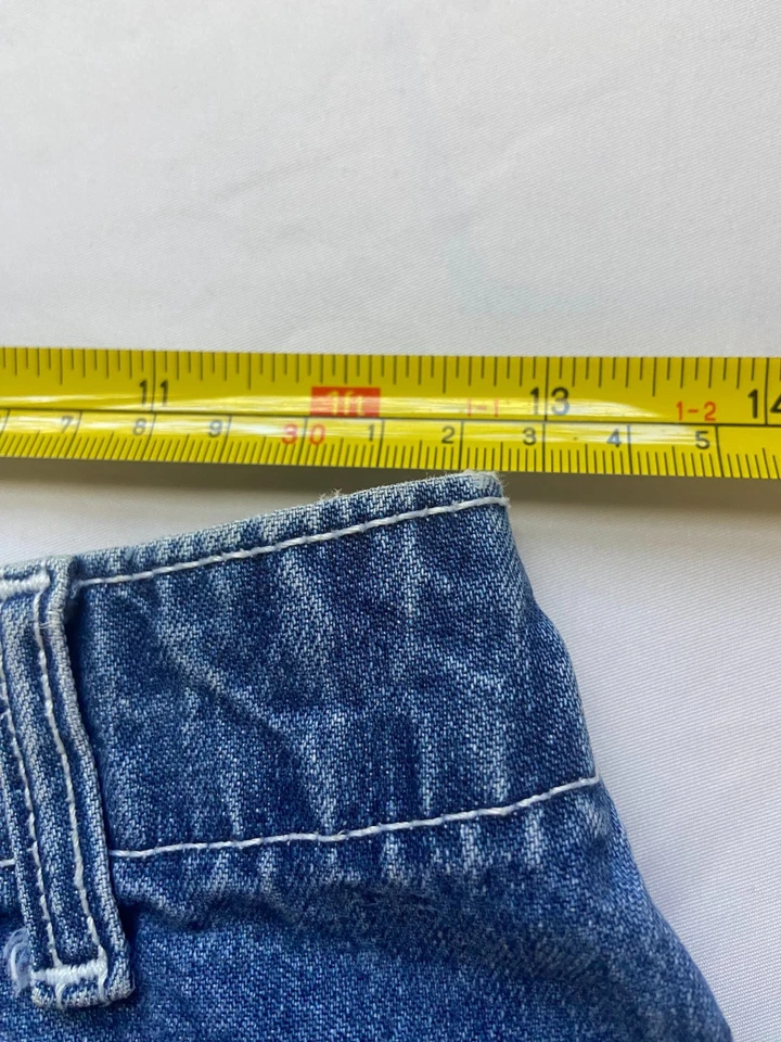 Pantalones Cortos de Denim Jordache Vintage Y2K Carga Streetwear Rayas Talla 25 Foto 2 de 4