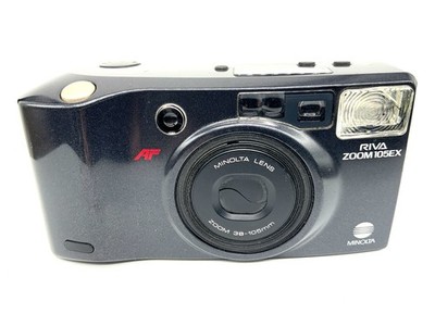 Minolta Riva Zoom 105EX Point&Shoot mit Zoom 38-105mm Analogkamera
