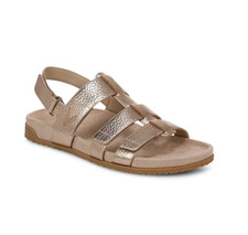 NEW VIONIC Eureka Strappy Sandal - Bronze Leather, Medium