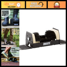 Outdoor Boot Scrubber - Extra Wide Shoe Scraper Cleaner Brush for Jobsite Use