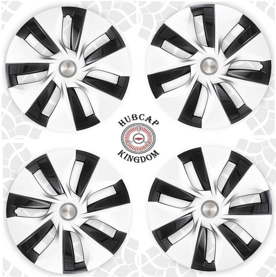 Set of 4 2020-2024 TESLA MODEL Y 19" Gemini Aero Replacement Hubcaps Wheelcovers