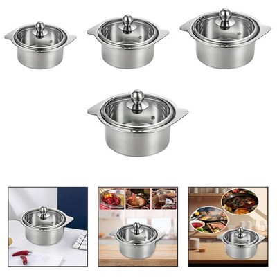 Suppentopf mit Deckel Kochtopf Mehrzweck klein praktisch Herdeinsatz Küche