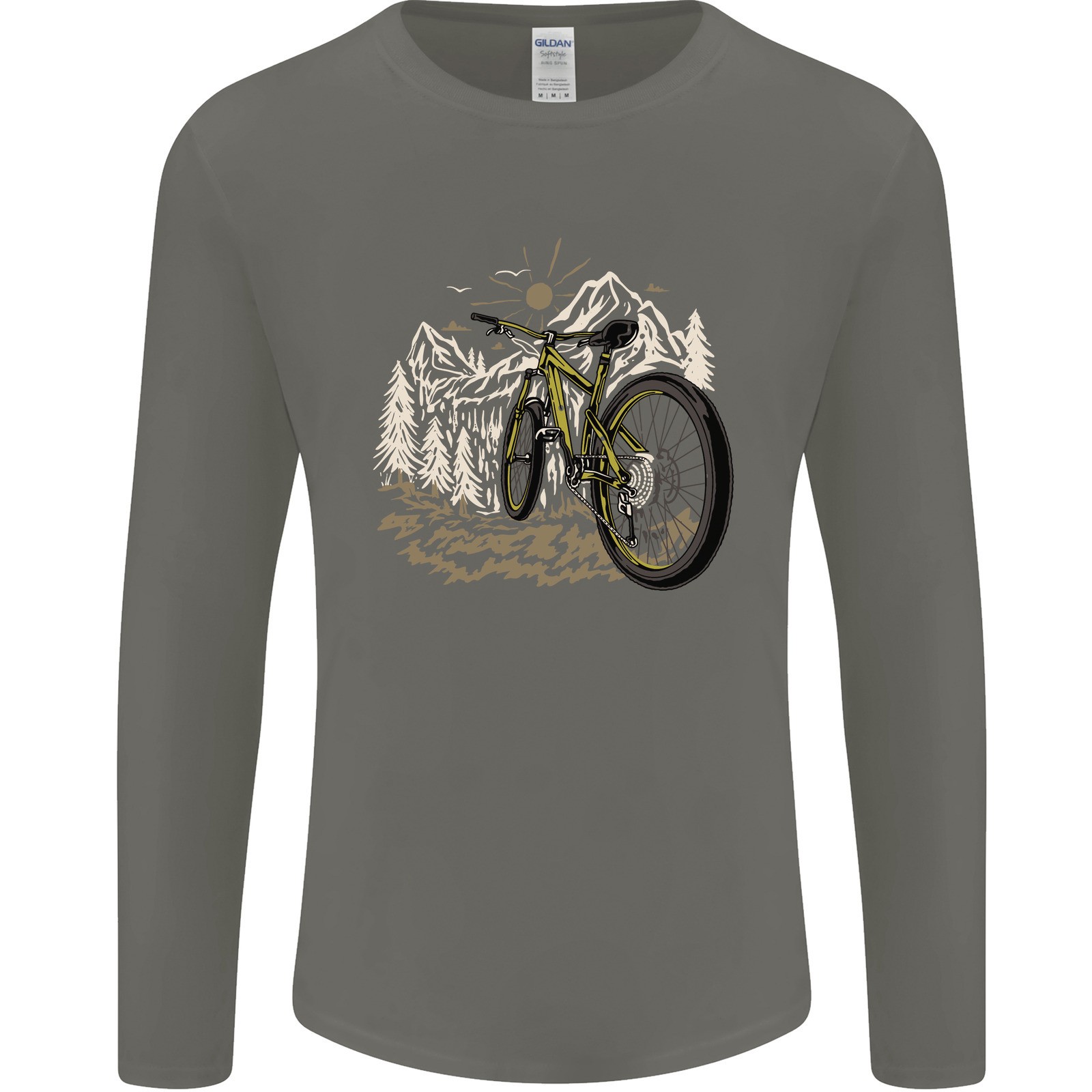 Mountain Bike Bicicletta Ciclismo Ciclisti MTB da Uomo Manica Lunga T-Shirt foto 5