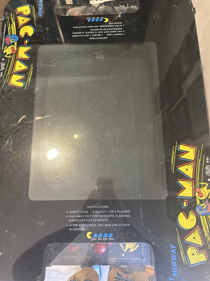 Pacman Sit Down Cocktail Arcade Machine with CRT Monitor 1980 Edition - Image 2 of 4